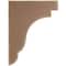 Ekena Millwork 1 3/4"W x 8 1/2"D x 11"H Bedford Wood Vintage Decor Bracket, Weathered Brown BKTWD02X09X11BEBR - alternate 3